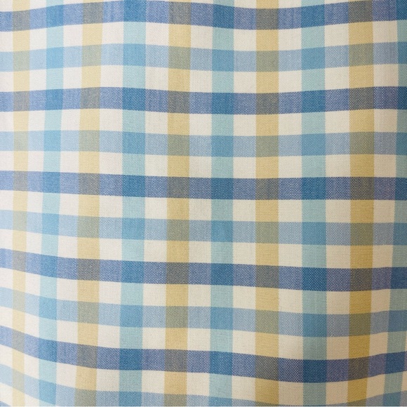 Vintage Adidas blue white tan check tennis golf activewear sports skirt 4 - Picture 2 of 5